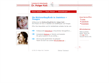 Tablet Screenshot of dr-kott.de